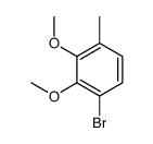 1-bromo-2,3-dimethoxy-4-methylbenzene结构式