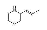 Piperidine, 2-(1E)-1-propenyl- (9CI)结构式