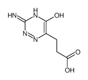 3-(3-AMINO-5-OXO-4,5-DIHYDRO-1,2,4-TRIAZIN-6-YL)PROPANOIC ACID structure