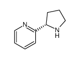 (S)-2-(吡咯烷-2-基)吡啶结构式