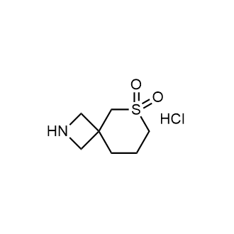 6-硫-2-氮杂螺环[3.5]壬烷6,6-二氧代盐酸盐结构式