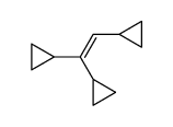 1,2-dicyclopropylethenylcyclopropane结构式