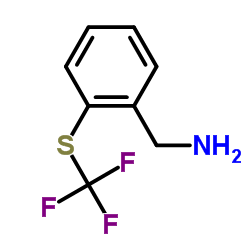 2-(TRIFLUOROMETHYLTHIO)BENZYLAMIN Structure