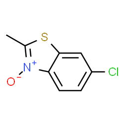 Benzothiazole, 6-chloro-2-methyl-, 3-oxide (8CI)结构式