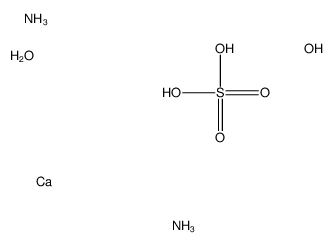 azane,calcium,sulfuric acid,hydrate结构式