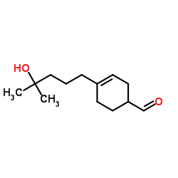 4-(4-Hydroxy-4-methylpentyl)cyclohex-3-enecarbaldehyde Structure