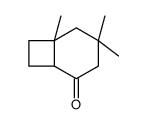 4,4,6-trimethylbicyclo[4.2.0]octan-2-one结构式