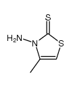 3-amino-4-methyl-3H-thiazole-2-thione结构式