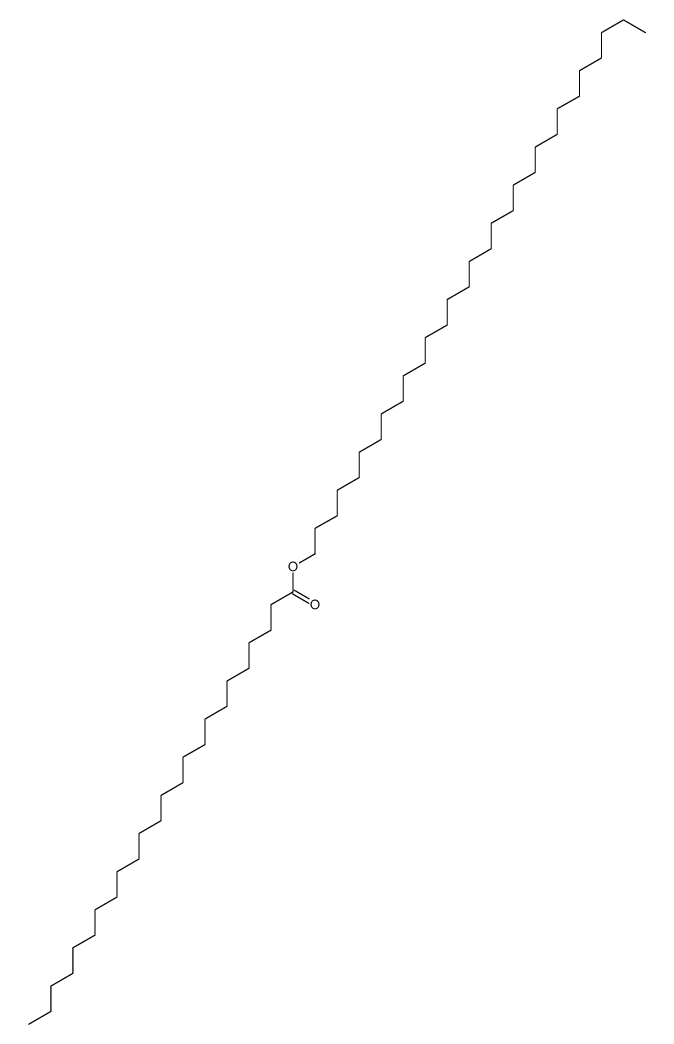 triacontyl tetracosanoate Structure