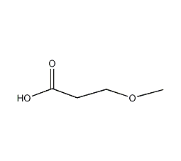 3-Methoxypropanoic acid Structure