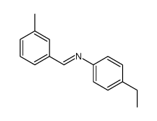 Benzenamine, 4-ethyl-N-[(3-methylphenyl)methylene]- (9CI) picture