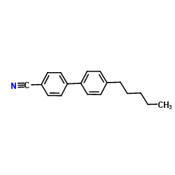 4'-正戊基-4-氰基联苯结构式