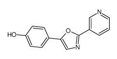 4-(2-pyridin-3-yl-1,3-oxazol-5-yl)phenol Structure