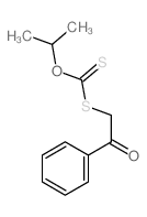 Carbonodithioic acid, O-(1-methylethyl)S-(2-oxo-2-phenylethyl) ester结构式