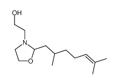 2-(2,6-dimethyl-5-heptenyl)-3-oxazolidineethanol Structure