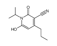 1-isopropyl-4-propyl-2,6-dioxo-1,2,3,6-tetrahydropyridine-3-carbonitrile结构式