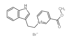 methyl 1-[2-(1H-indol-3-yl)ethyl]pyridine-5-carboxylate结构式