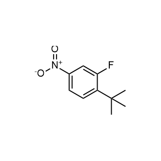 1-(tert-Butyl)-2-fluoro-4-nitrobenzene Structure