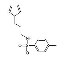 N-(3-cyclopenta-2,4-dien-1-ylpropyl)-4-methylbenzenesulfonamide Structure