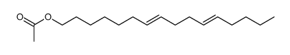 (7Z,11Z/E)-7,11-hexadecadienyl acetate Structure