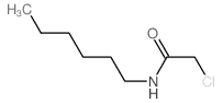 Acetamide,2-chloro-N-hexyl-结构式