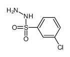 3-chlorobenzenesulfonohydrazide Structure