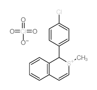 1-(4-chlorophenyl)-2-methyl-1H-isothiochromen-2-ium,perchlorate结构式