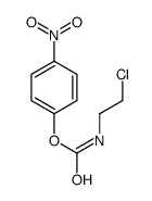 4-nitrophenyl-N-(2-chloroethyl)-N-nitrosocarbamate structure