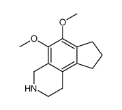 5,6-dimethoxy-2,3,4,7,8,9-hexahydro-1H-cyclopenta[f]isoquinoline Structure