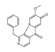 1-benzyl-8-methoxypyrido[4,3-b]indolizine-5,7-dione Structure