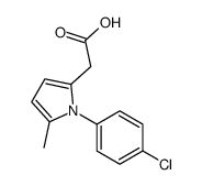 2-[1-(4-chlorophenyl)-5-methylpyrrol-2-yl]acetic acid Structure