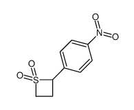 2-(4-nitrophenyl)thietane 1,1-dioxide Structure