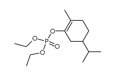 diethyl (5-isopropyl-2-methylcyclohex-1-en-1-yl) phosphate Structure