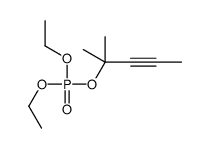 diethyl 2-methylpent-3-yn-2-yl phosphate结构式