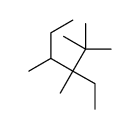 3-ethyl-2,2,3,4-tetramethylhexane Structure