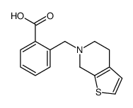 2-(5,7-dihydro-4H-thieno[2,3-c]pyridin-6-ylmethyl)benzoic acid结构式