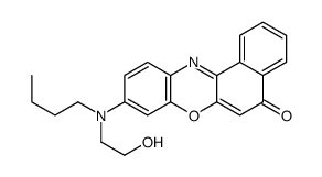 9-[butyl(2-hydroxyethyl)amino]benzo[a]phenoxazin-5-one Structure