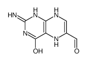 2-amino-4-oxo-5,8-dihydro-1H-pteridine-6-carbaldehyde结构式