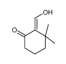 2-(hydroxymethylidene)-3,3-dimethylcyclohexan-1-one结构式