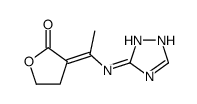 3-[1-(1H-1,2,4-triazol-5-ylamino)ethylidene]oxolan-2-one Structure