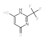 6-sulfanyl-2-(trifluoromethyl)-3H-pyrimidine-4-thione Structure