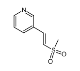 (E)-3-(2-(methylsulfonyl)vinyl)pyridine Structure