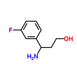 3-Amino-3-(3-fluorophenyl)-1-propanol Structure