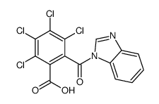 2-(1H-benzimidazol-1-ylcarbonyl)-3,4,5,6-tetrachlorobenzoic acid Structure