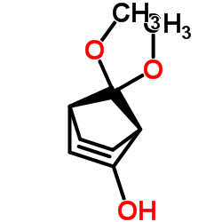 Bicyclo[2.2.1]hept-2-en-2-ol, 7,7-dimethoxy-, (1R,4S)- (9CI)结构式