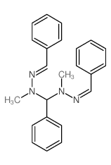 Benzaldehyde,(phenylmethylene)bis(methylhydrazone) (9CI) Structure