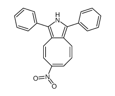 6-nitro-1,3-diphenyl-2H-cycloocta[c]pyrrole Structure