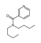 N,N-dibutylpyridine-3-carboxamide结构式