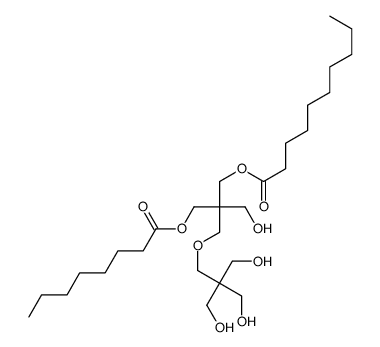 [2-[[3-hydroxy-2,2-bis(hydroxymethyl)propoxy]methyl]-2-(hydroxymethyl)-3-octanoyloxypropyl] decanoate结构式