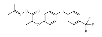 (propan-2-ylideneamino) 2-[4-[4-(trifluoromethyl)phenoxy]phenoxy]propanoate Structure